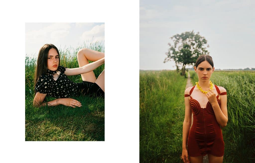 Analog Fashion Editorial with stunning Natalie from Girls Club